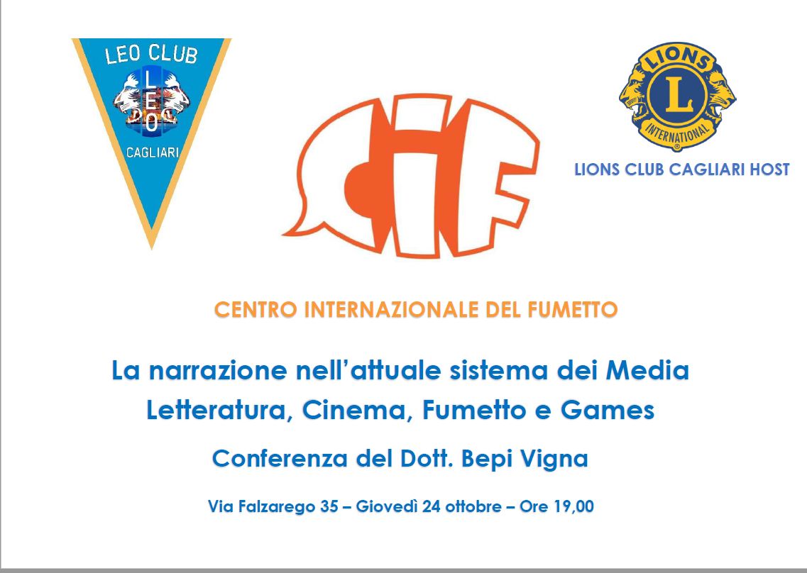 Il Leo Club Cagliari incontra lo sceneggiatore Bepi Vigna